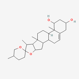 molecular formula C27H42O4 B12308674 Spirost-5-en-1,3-diol 