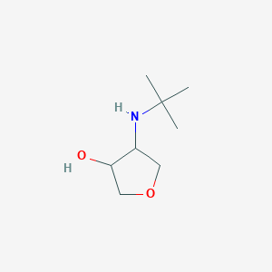 rac-(3R,4S)-4-(tert-butylamino)oxolan-3-ol