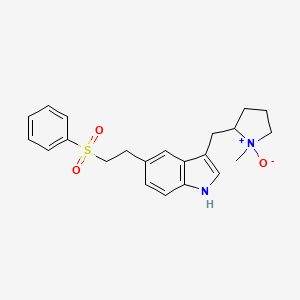 3-[[(2R)-1-Methyl-2-pyrrolidinyl]methyl]-5-[2-(phenylsulfonyl)ethyl]-1H-indole N Oxide