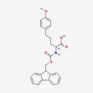 2-(9H-fluoren-9-ylmethoxycarbonylamino)-5-(4-methoxyphenyl)pentanoic acid