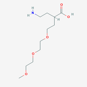 4-Amino-2-{2-[2-(2-methoxyethoxy)ethoxy]ethyl}butanoic acid