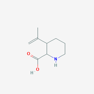 3-(Prop-1-en-2-yl)piperidine-2-carboxylic acid