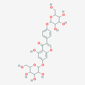 molecular formula C27H30O15 B12308868 Genistein7,4'-di-O-beta-D-glucopyranoside 