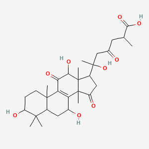 molecular formula C30H44O9 B12308880 20-HydroxyganodericacidG 