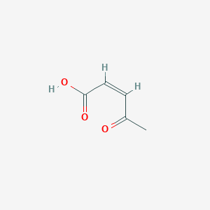 molecular formula C5H6O3 B1230892 顺式-乙酰丙烯酸 