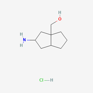 (2-Amino-octahydropentalen-3a-yl)methanol hydrochloride