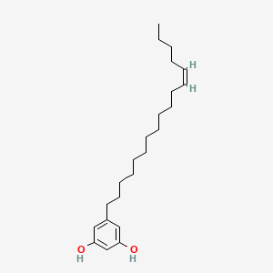 molecular formula C23H38O2 B1230895 5-(Heptadec-12-enyl)resorcinol CAS No. 103462-06-2