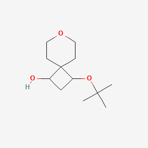 3-(Tert-butoxy)-7-oxaspiro[3.5]nonan-1-ol