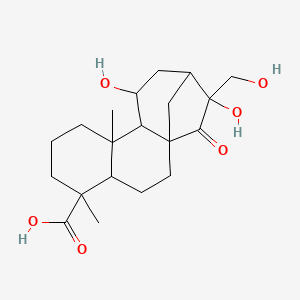 molecular formula C20H30O6 B12309046 Adenostemmoic acid D 