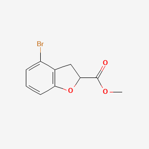 Methyl 4-bromo-2,3-dihydro-1-benzofuran-2-carboxylate