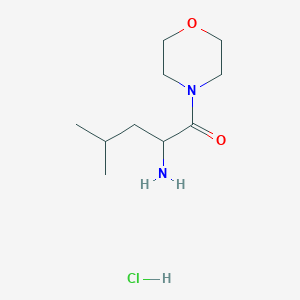 2-Amino-4-methyl-1-(morpholin-4-yl)pentan-1-one hydrochloride