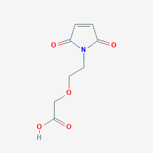 molecular formula C8H9NO5 B12309122 Mal-PEG1-CH2COOH 