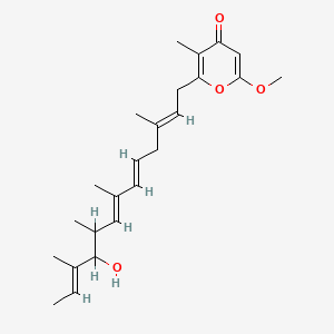 molecular formula C24H34O4 B1230914 放线菌酮B CAS No. 88378-60-3