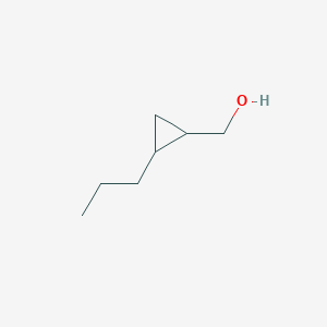 molecular formula C7H14O B12309189 (2-Propylcyclopropyl)methanol 