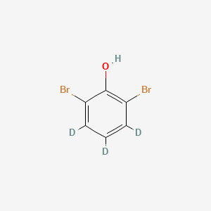 molecular formula C6H4Br2O B12309210 2,6-Dibromophenol-3,4,5-d3 CAS No. 1219803-14-1