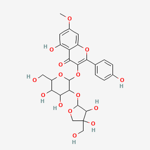 Rhamnocitrin 3-apiosyl-(1->2)-glucoside