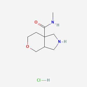 rac-(3aR,7aR)-N-methyl-octahydropyrano[3,4-c]pyrrole-7a-carboxamide hydrochloride, cis