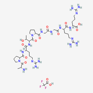 molecular formula C41H71F3N18O13 B12309258 H-Ala-Pro-Arg-Thr-Pro-Gly-Gly-Arg-Arg-OH 