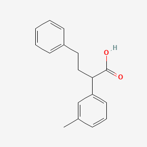 2-(3-Methylphenyl)-4-phenylbutanoic acid