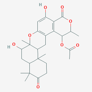 molecular formula C27H34O8 B12309311 ThailandolideB 