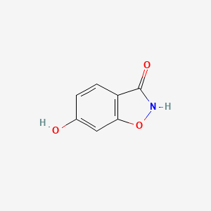 B1230935 6-Hydroxy-3-oxo-1,2-benzisoxazolin CAS No. 86004-57-1