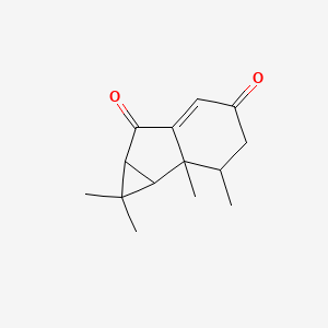 1,1,1b,2-tetramethyl-1aH,2H,3H,6aH-cyclopropa[a]indene-4,6-dione