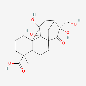 molecular formula C20H30O7 B12309460 Adenostemmoic acid E 