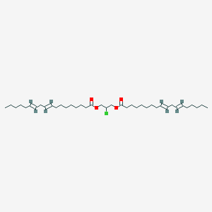 2-Chloropropane-1,3-diyl (9Z,9'Z,12Z,12'Z)-bis(octadeca-9,12-dienoate)