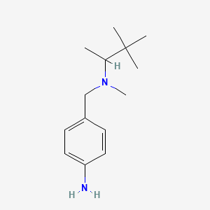 4-{[(3,3-Dimethylbutan-2-yl)(methyl)amino]methyl}aniline