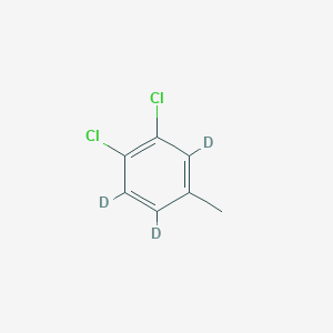 molecular formula C7H6Cl2 B12309531 3,4-Dichlorotoluene-2,5,6-d3 