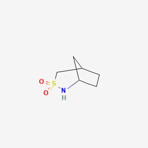 molecular formula C6H11NO2S B12309540 rac-(1R,5S)-3lambda6-thia-2-azabicyclo[3.2.1]octane-3,3-dione 