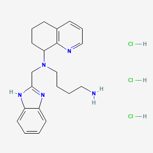 molecular formula C21H30Cl3N5 B12309555 AMD-070 hydrochloride(Mavorixafor) 