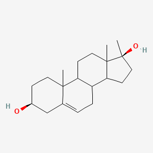 molecular formula C20H32O2 B1230962 17-alpha-Methyl-5-androstene-3-beta,17-beta-diol 