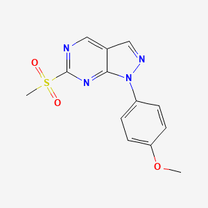 1-(4-Methoxyphenyl)-6-(methylsulfonyl)-1H-pyrazolo[3,4-d]pyrimidine