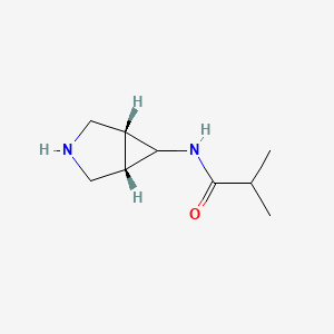 molecular formula C9H16N2O B12309673 N-((1R,5S,6S)-3-Azabicyclo[3.1.0]Hexan-6-Yl)Isobutyramide 