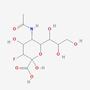 molecular formula C11H18FNO9 B12309745 N-Acetyl-3-fluoro-neuraminic acid 