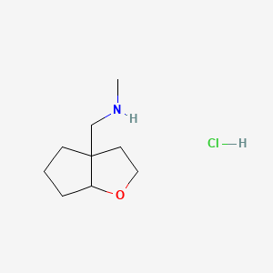 {hexahydro-2H-cyclopenta[b]furan-3a-ylmethyl}(methyl)amine hydrochloride, cis