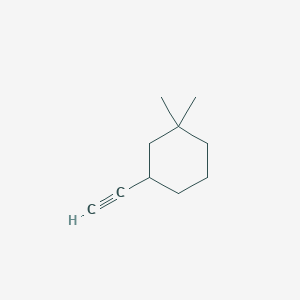 3-Ethynyl-1,1-dimethylcyclohexane