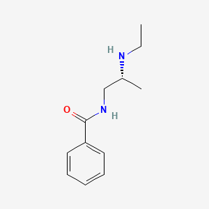 molecular formula C12H18N2O B12309776 N-[(2R)-2-(ethylamino)propyl]benzamide 