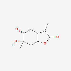 6-hydroxy-3,6-dimethyl-3a,4,7,7a-tetrahydro-3H-1-benzofuran-2,5-dione