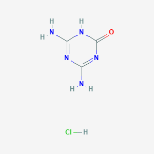 4,6-diamino-1H-1,3,5-triazin-2-one;hydrochloride