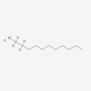 molecular formula C11H24O B12309891 n-Undecyl-1,1,2,2-d4 alcohol 