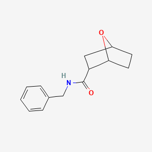 molecular formula C14H17NO2 B12309909 N-Benzyl-7-oxabicyclo[2.2.1]heptane-2-carboxamide 