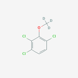 molecular formula C7H5Cl3O B12309953 2,3,6-Trichloroanisole-d3 (methoxy-d3) 