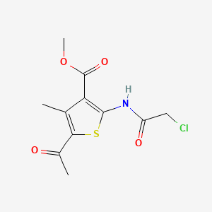 Methyl 5-acetyl-2-(2-chloroacetamido)-4-methylthiophene-3-carboxylate