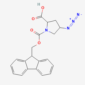 4-Azido-1-{[(9H-fluoren-9-YL)methoxy]carbonyl}pyrrolidine-2-carboxylic acid