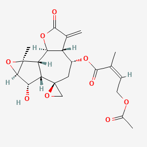 molecular formula C22H26O9 B1231005 Graminiliatrin CAS No. 53142-34-0