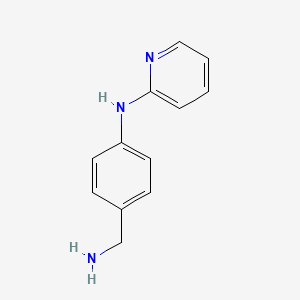 molecular formula C12H13N3 B12310061 N-[4-(Aminomethyl)phenyl]pyridin-2-amine 