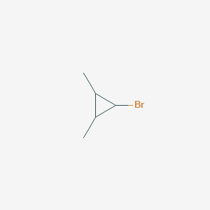 molecular formula C5H9Br B12310125 1-Bromo-2,3-dimethylcyclopropane 