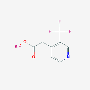 Potassium 2-[3-(trifluoromethyl)pyridin-4-yl]acetate